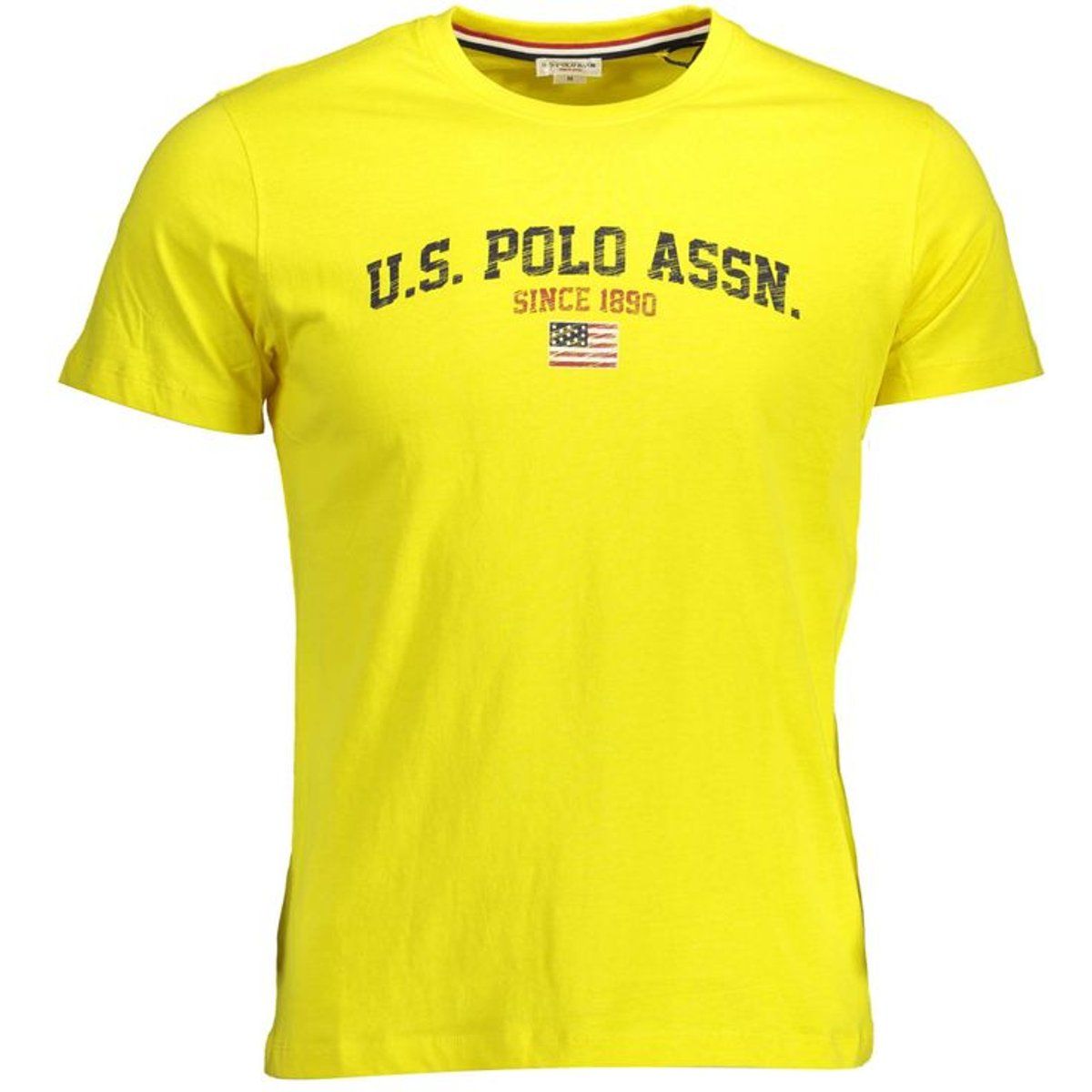 Klassisches T-Shirt mit Rundhalsausschnitt und Aufdruck