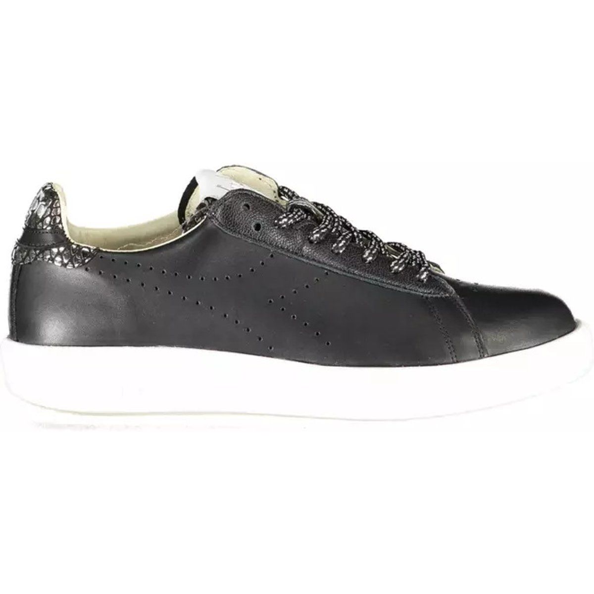 Perforierte Leder-Low-Top-Sneaker