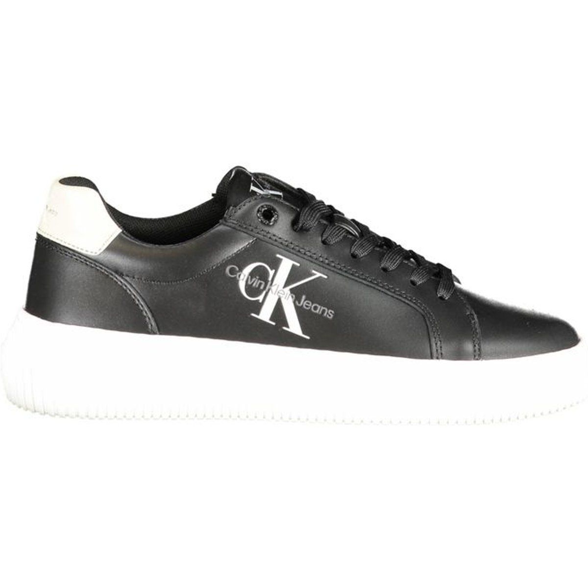 Flache Plateau-Sneakers