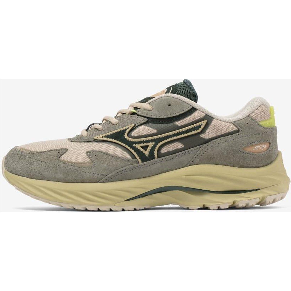 Heritage Sneaker aus Wildleder und Mesh