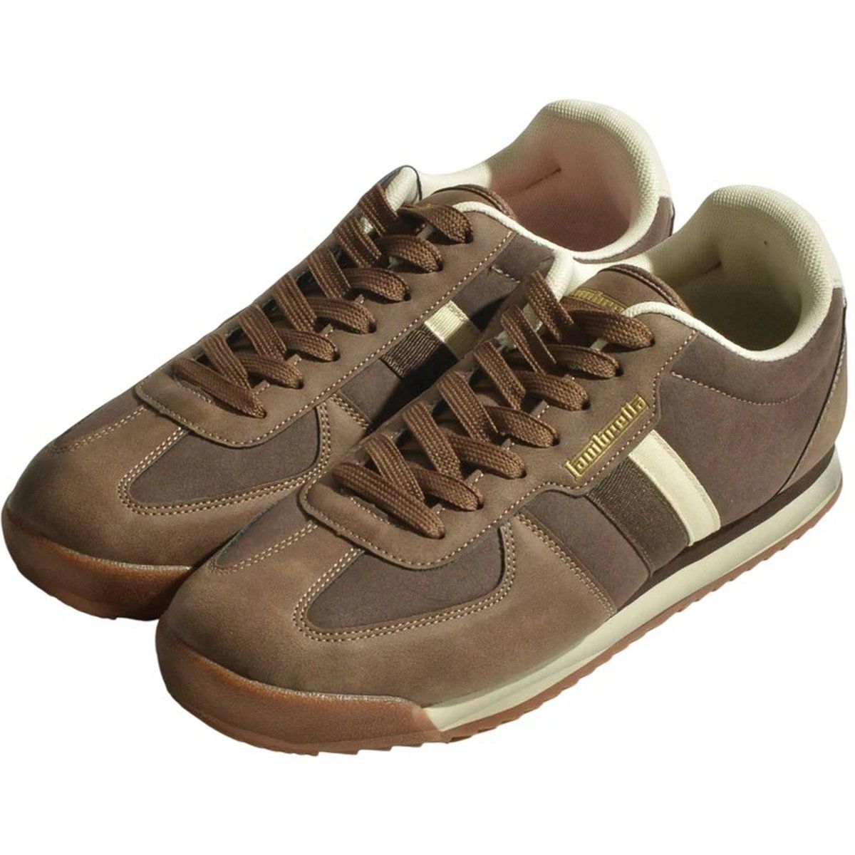 Lambretta Herren Diego Sneaker (Schokolade/Creme)