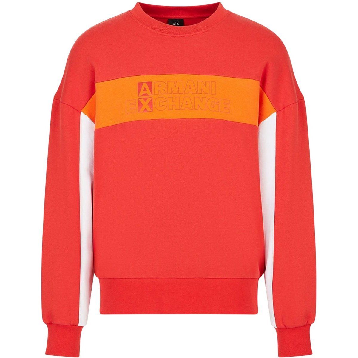 Farbblock-Sweatshirt mit Logo-Print