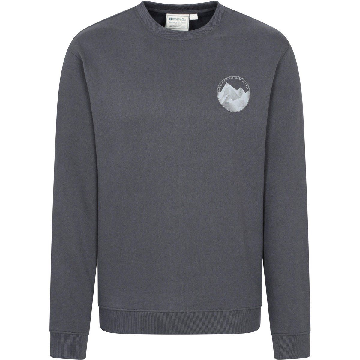 Herren Sweatshirt mit Rundhalsausschnitt und Grafikprint