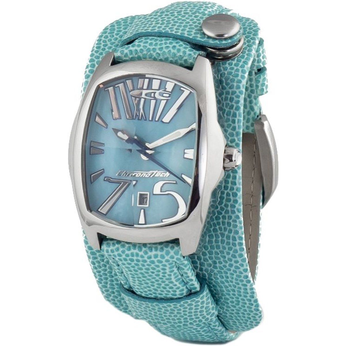 Aqua Lederarmband Uhr