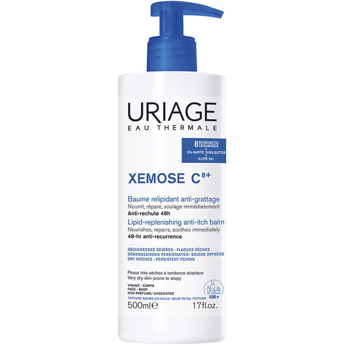 Xemose C8+ Bálsamo Relipidizante Anti-picor 500 ml