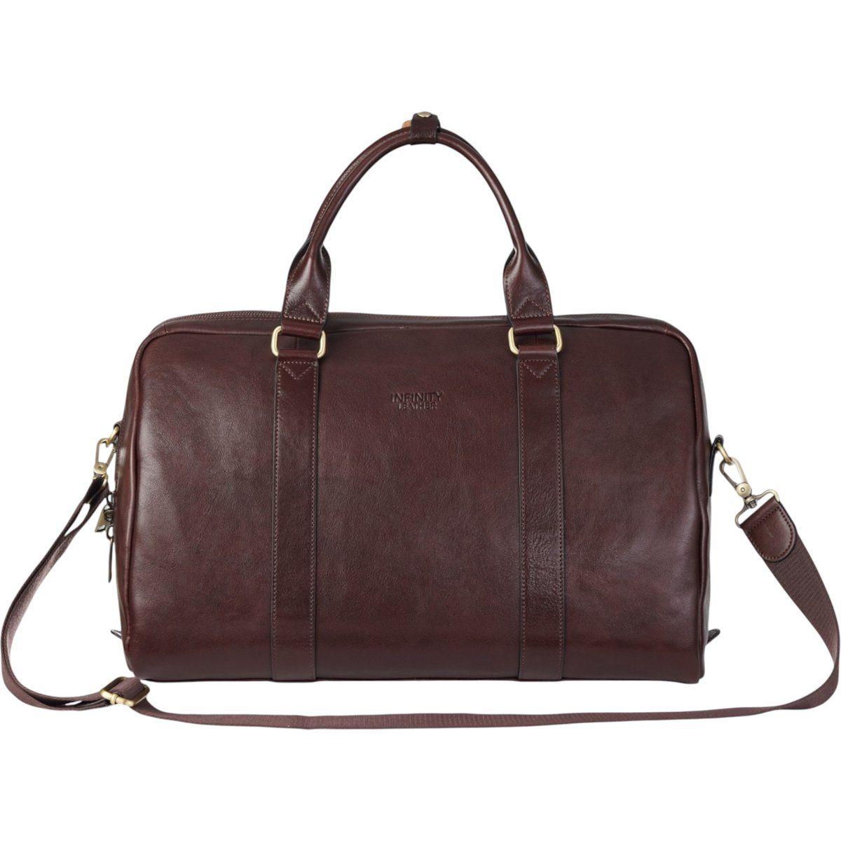 Reise-Duffel Bag aus Leder für Wochenende