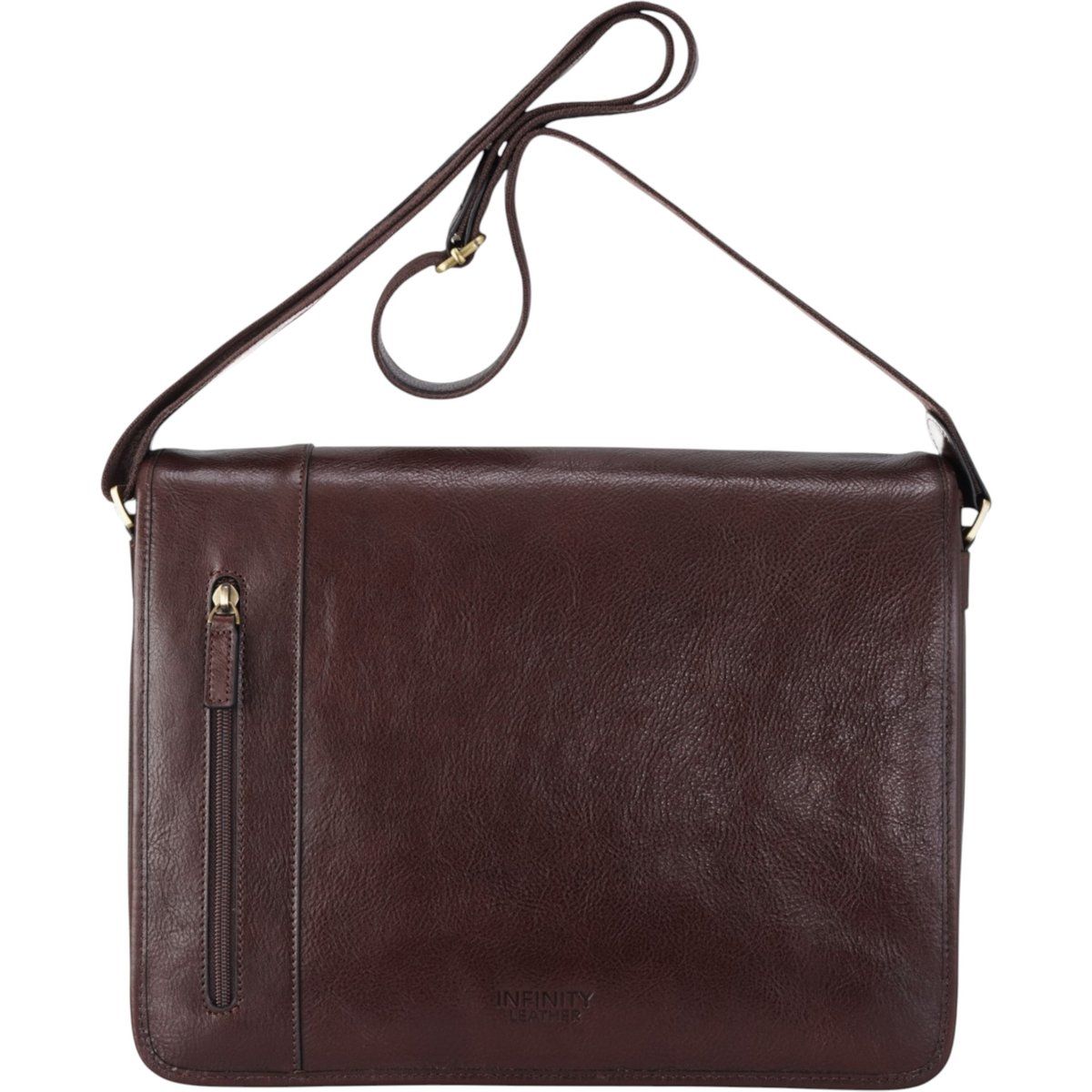 Leder Messenger Bag Laptop Aktentasche