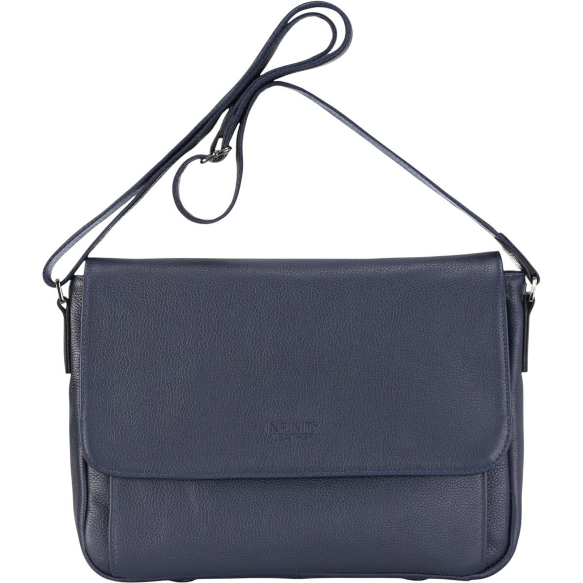 Messenger-Tasche aus Leder Laptop-Umhängetasche