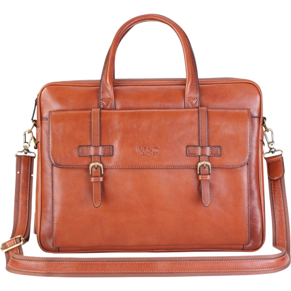 Leder Messenger Bag Laptop Aktentasche
