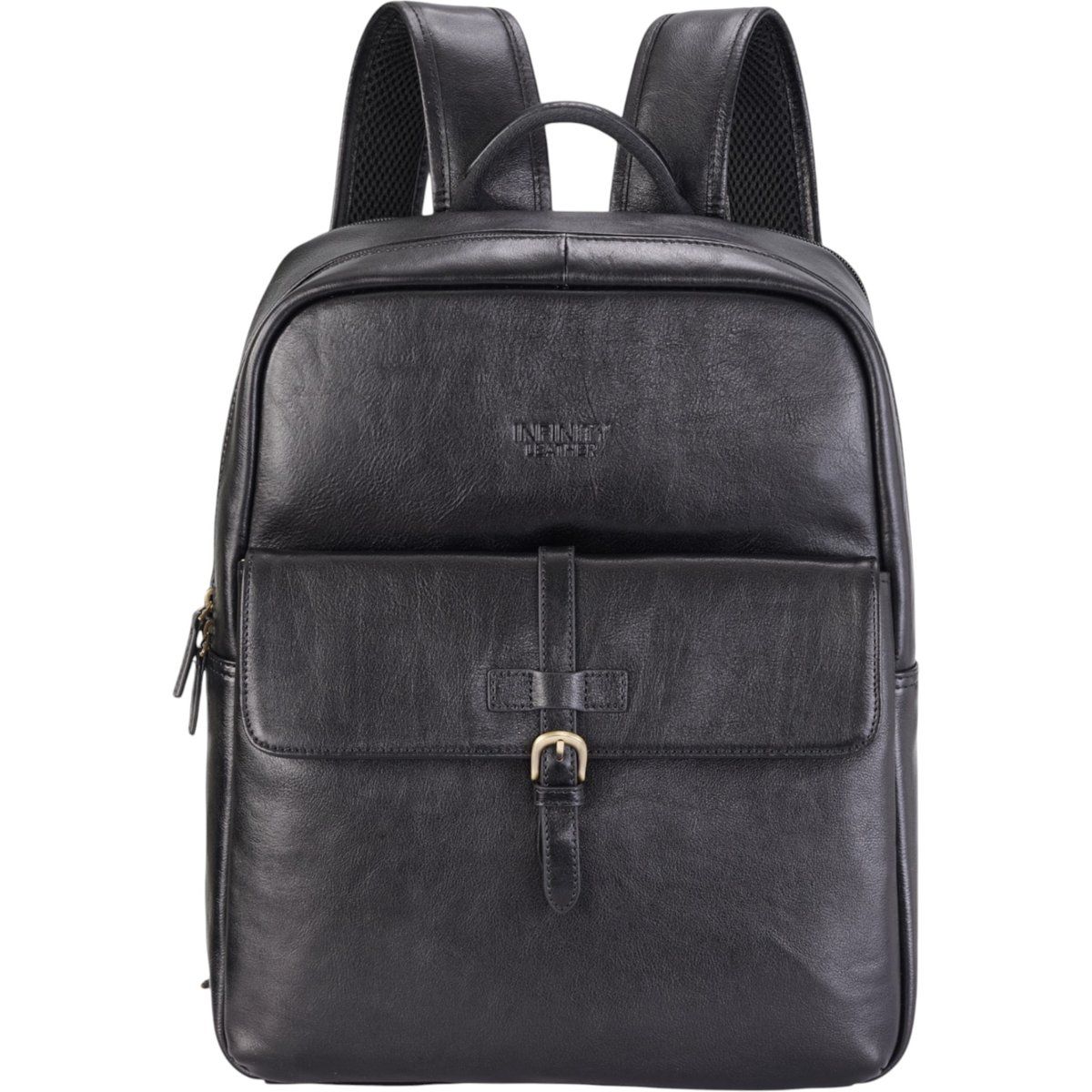 Vintage Laptop-Rucksack Reisetasche aus Leder