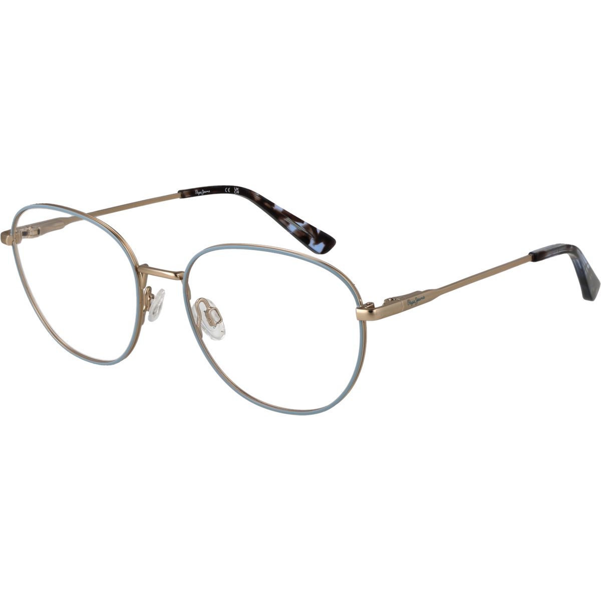 Runde Metallrahmen-Brille