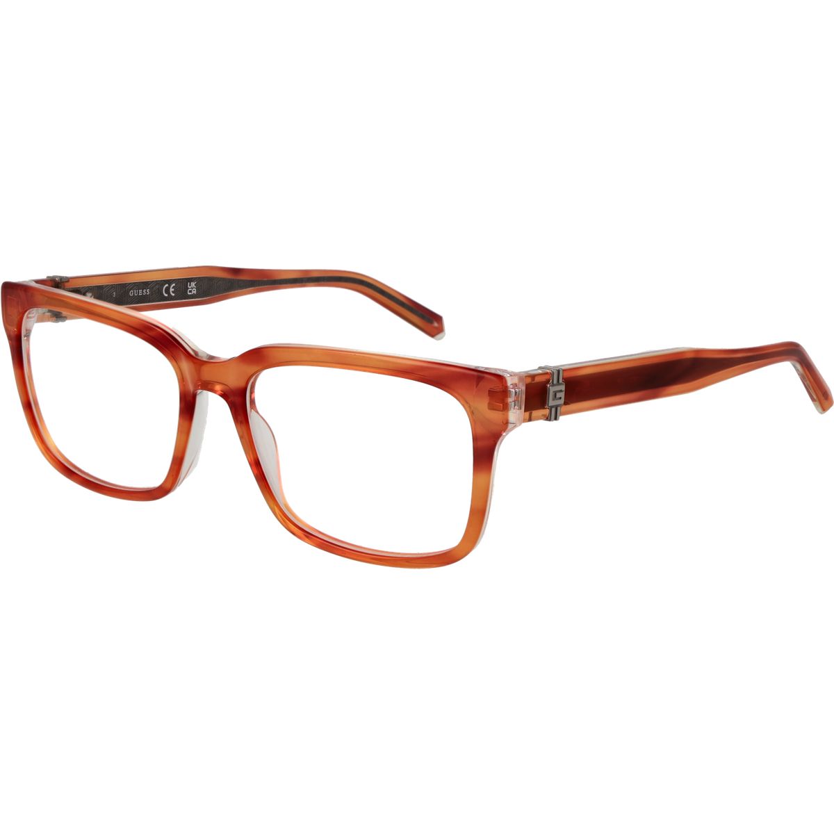 Rechteckige Acetat-Brille mit Vollrand