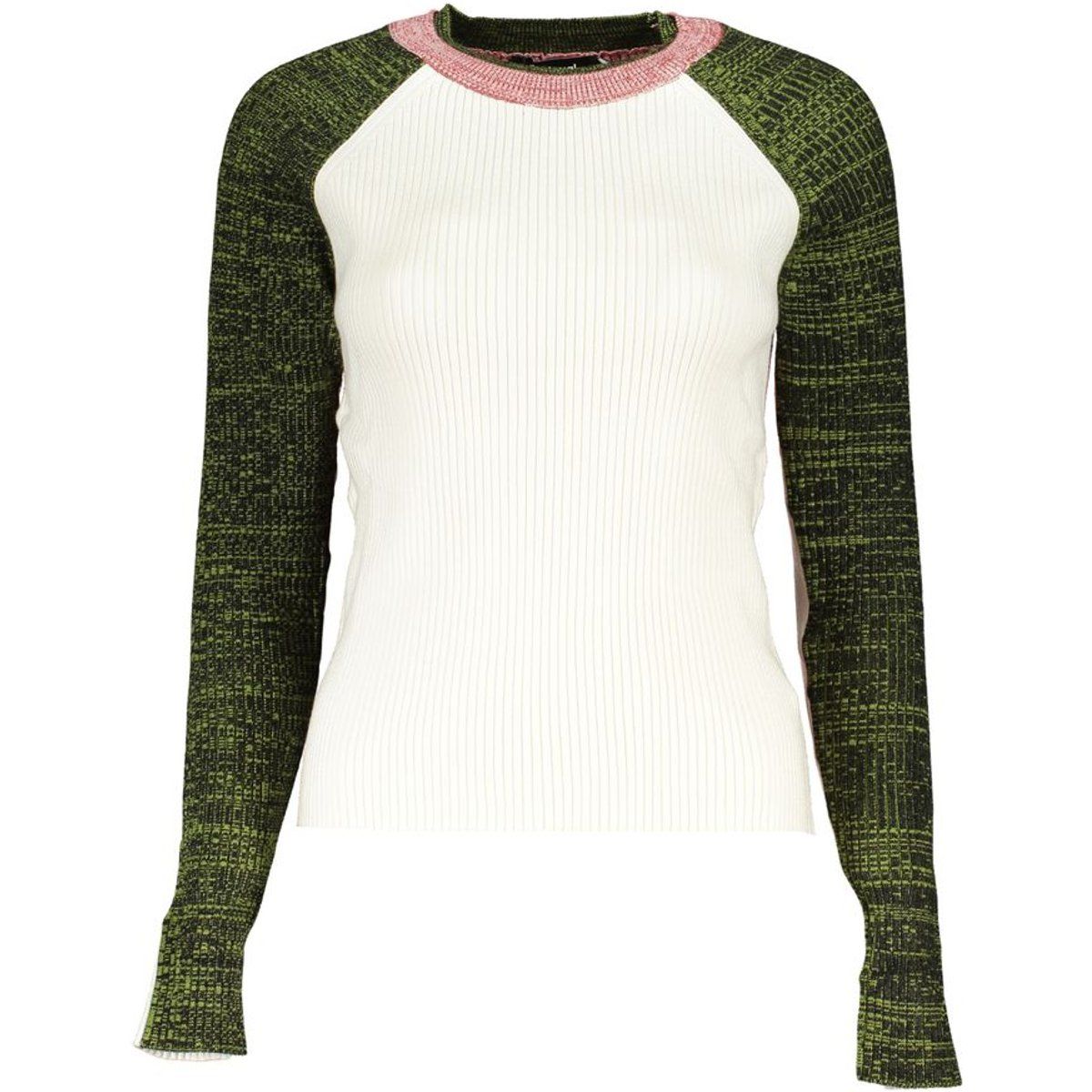 Rippstrickoberteil mit Raglanärmeln