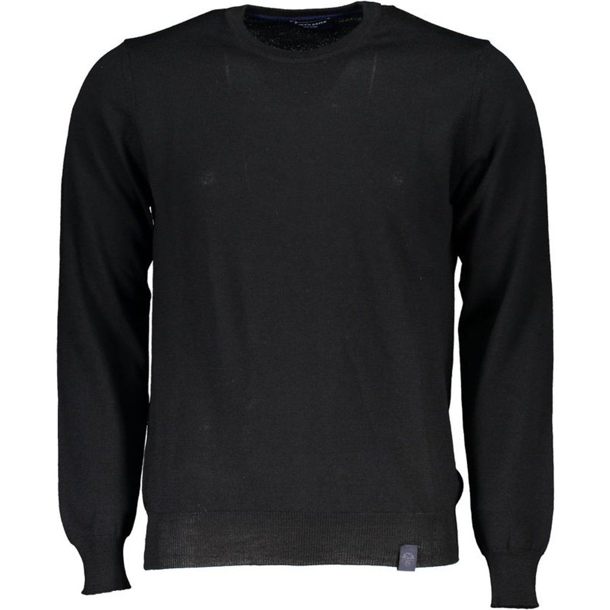 Klassischer Merinowollpullover mit Rundhalsausschnitt