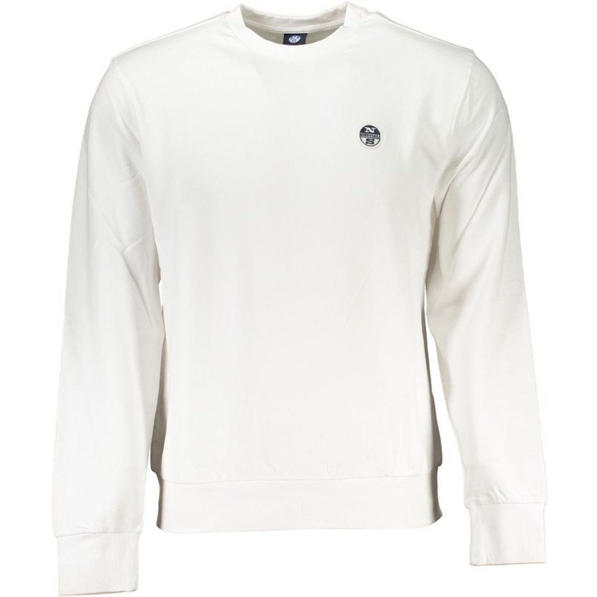 Klassisches Baumwoll-Sweatshirt mit Rundhalsausschnitt