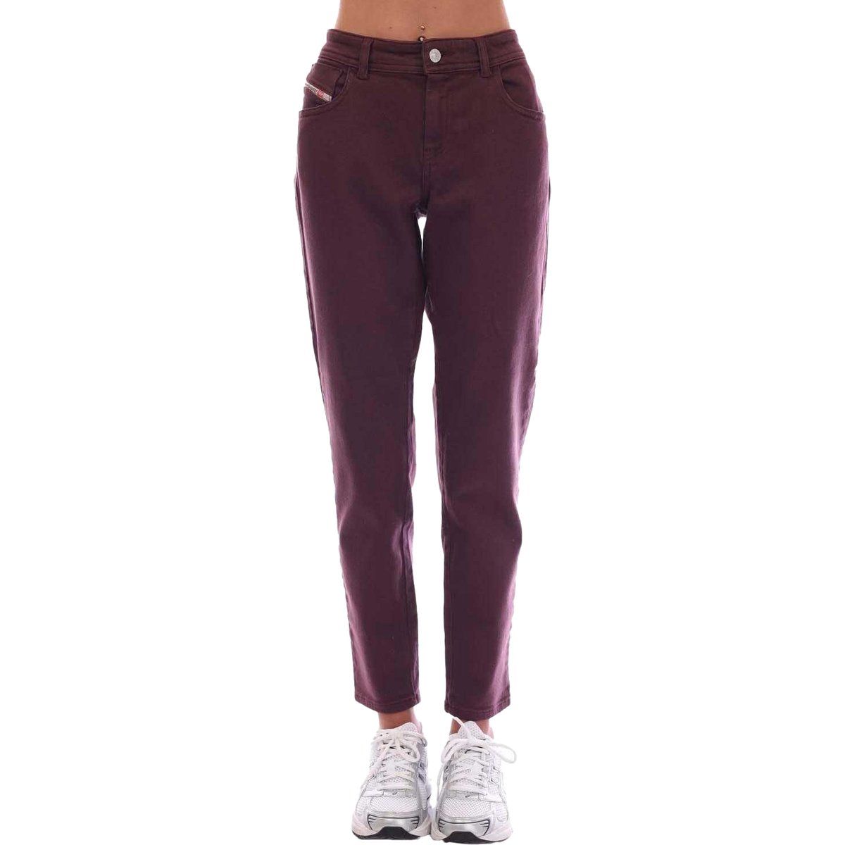 Damen Straight Leg Ankle Jeans
