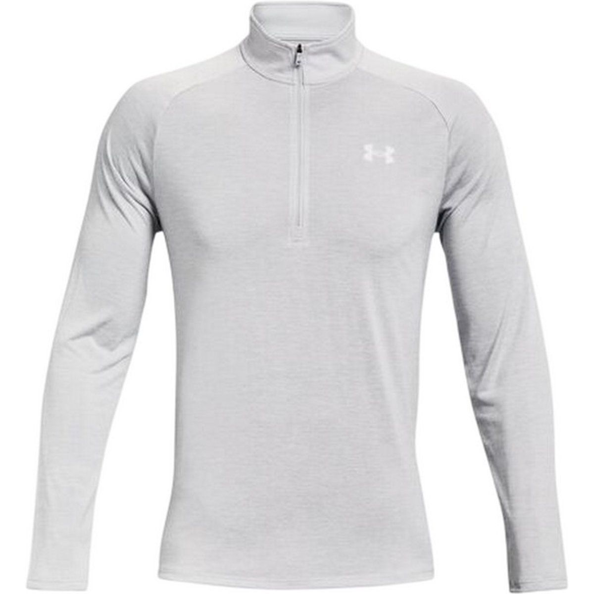 Herren Langarmshirt mit halbem Reißverschluss