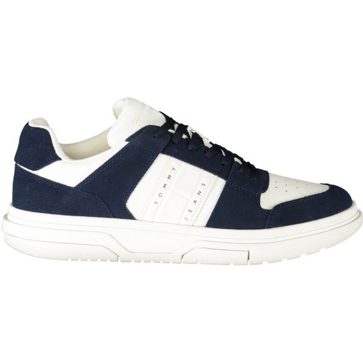 Zweifarbiger Court-inspirierter Retro-Sneaker