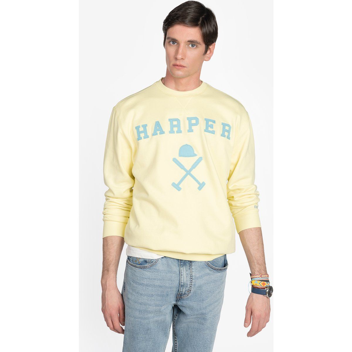 Sweatshirt im Grafik-Print Vintage-Stil