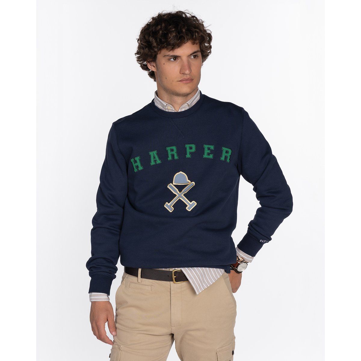 Retro Sweatshirt mit Grafikprint