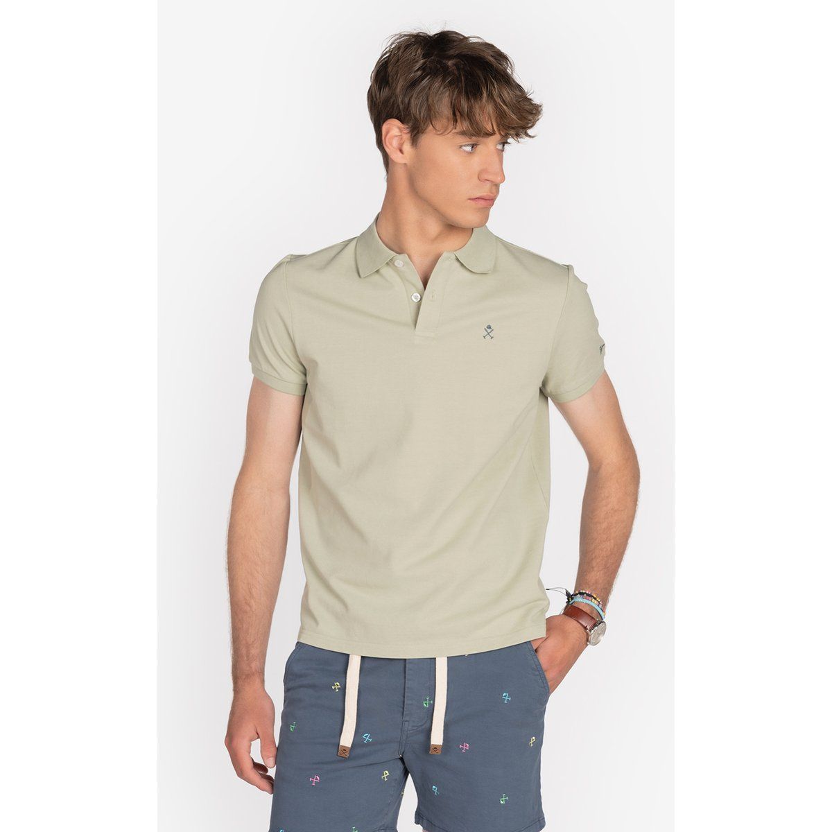 Klassisches Piqué Poloshirt aus Baumwolle