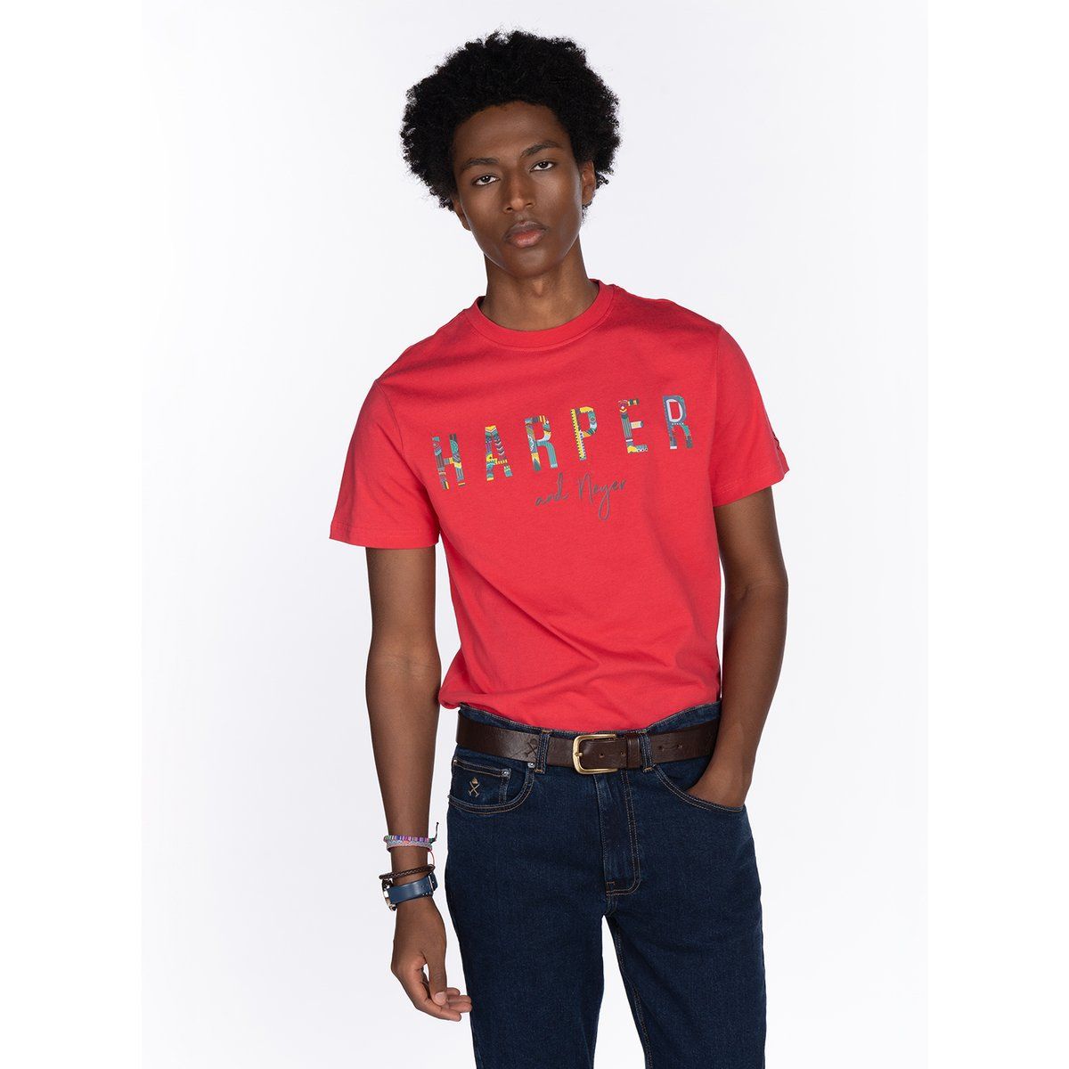 T-Shirt mit Grafikprint und normaler Passform
