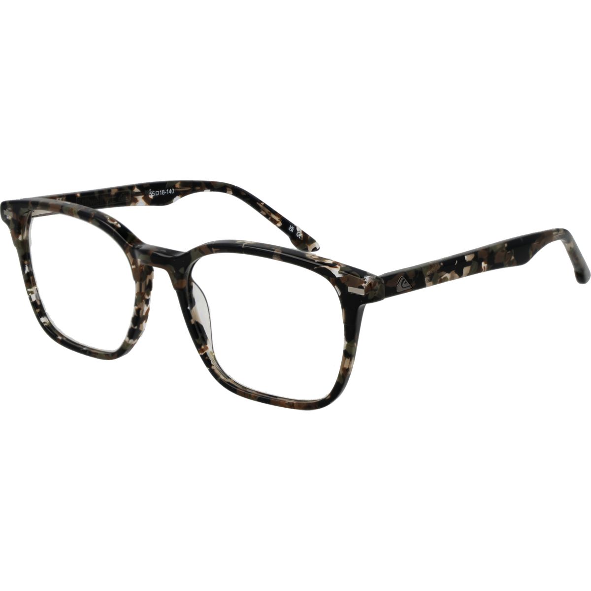 Gemusterte quadratische Vollrandbrille