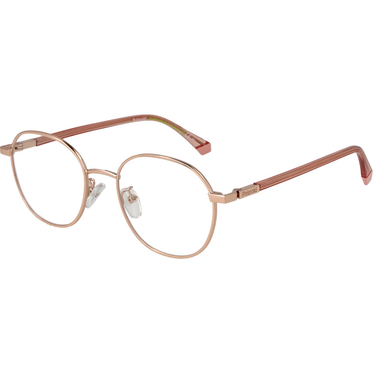 Runde optische Brille mit Metallrahmen