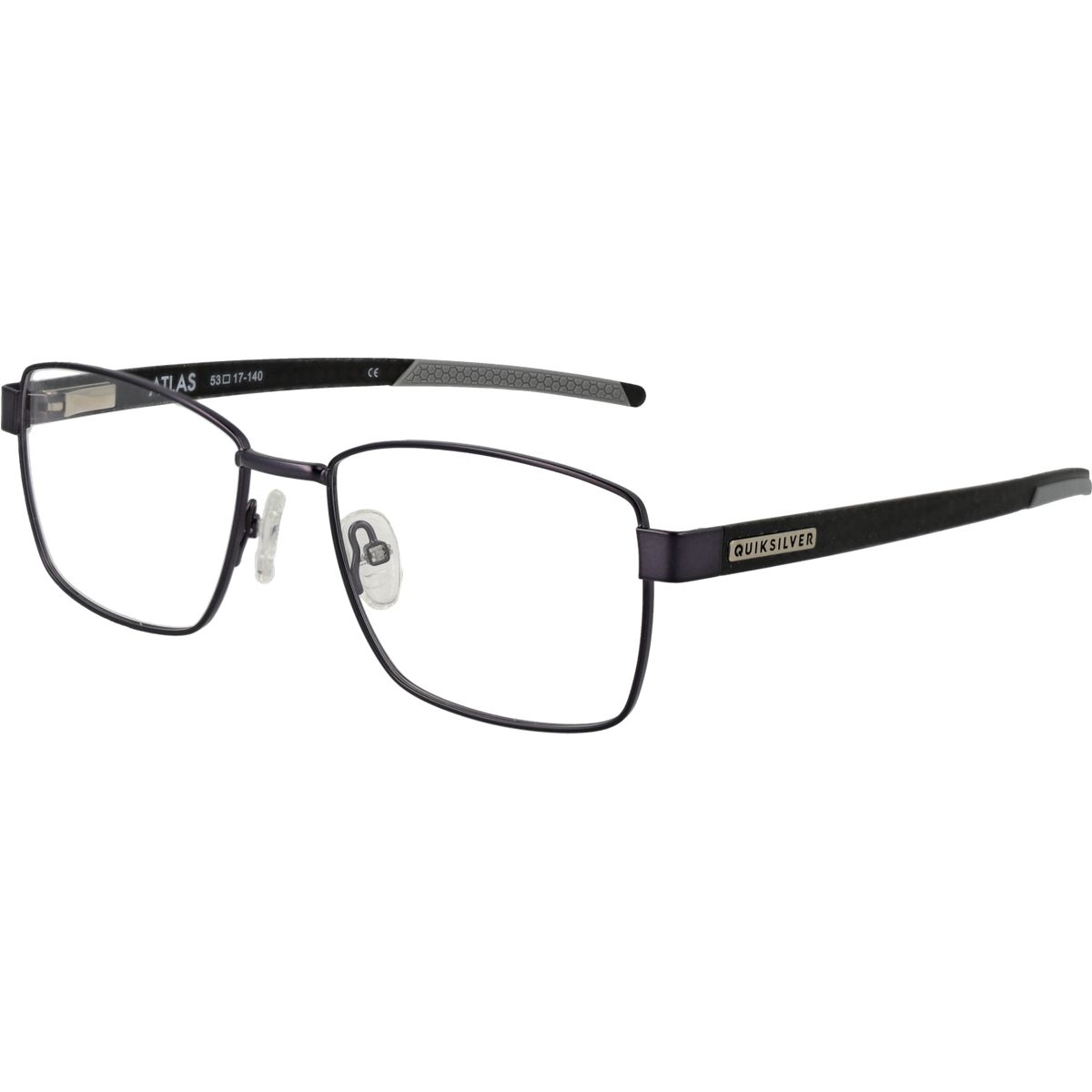 Rechteckige Vollrand-Metallbrille