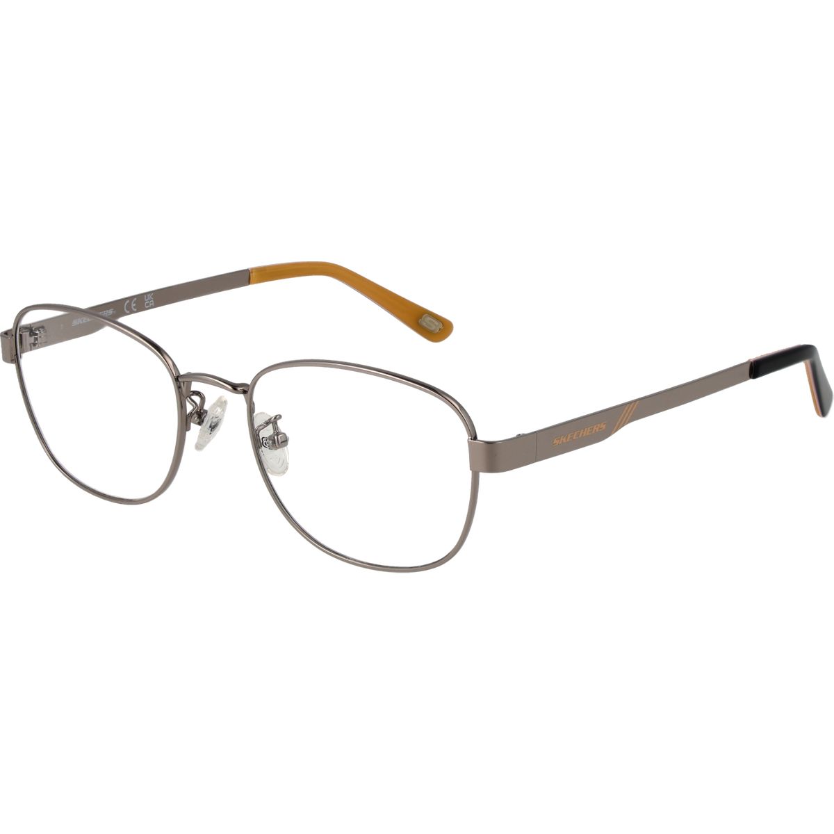 Rechteckige Vollrand-Metallbrille
