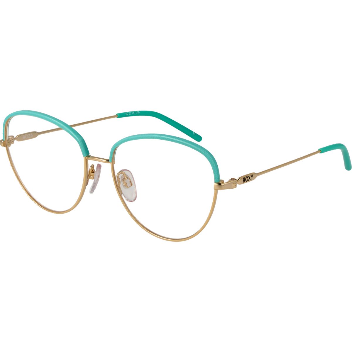 Goldfarbene Vollrand-Brille