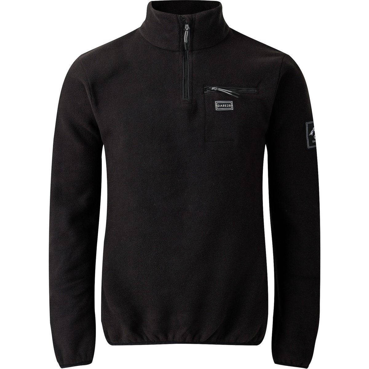Herren Fleece-Pullover mit Viertelreißverschluss