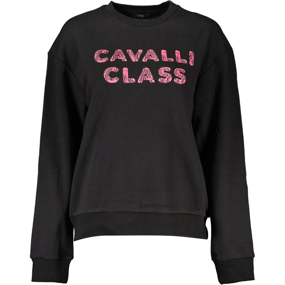 Zebra-Muster Rundhals-Sweatshirt