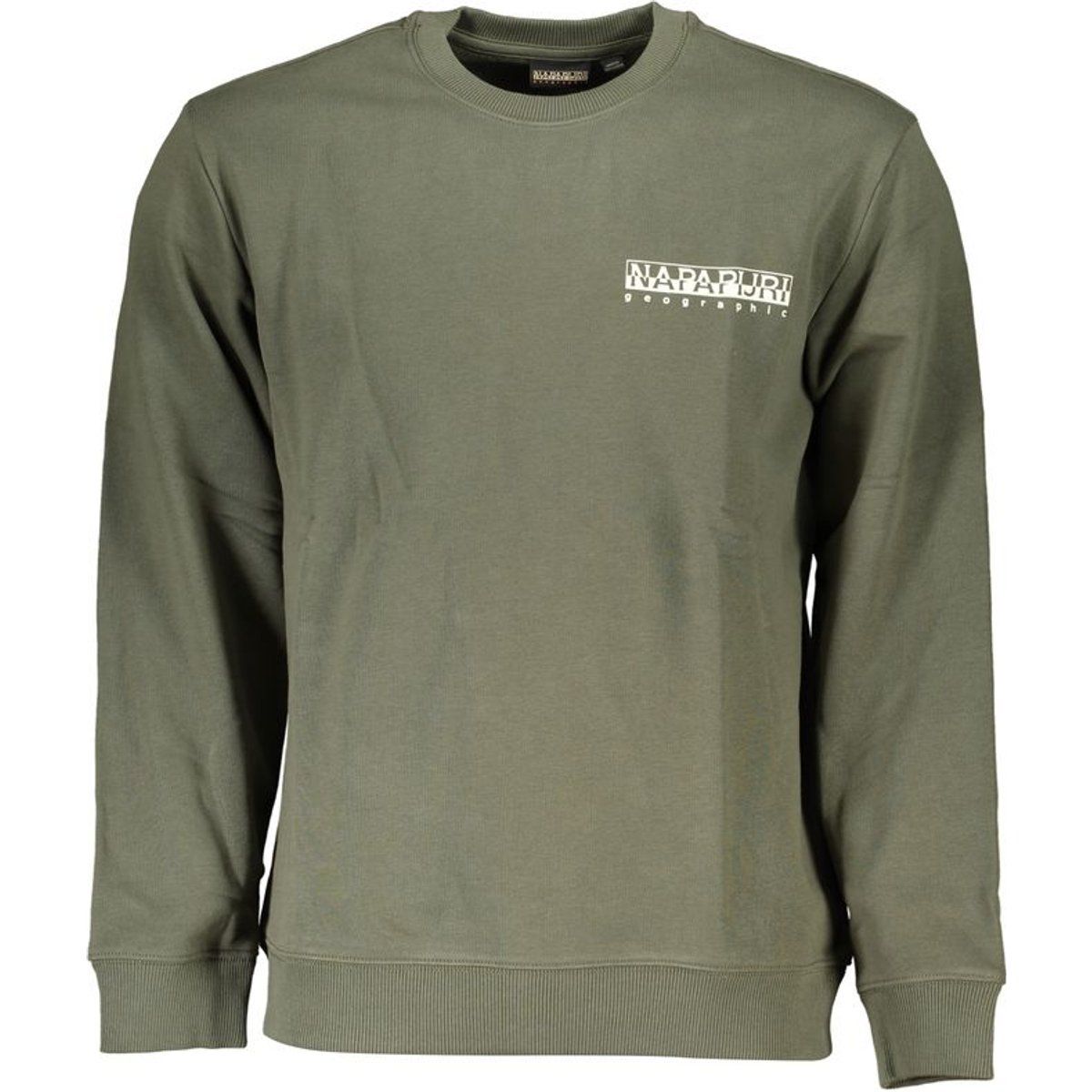 Baumwoll-Sweatshirt mit Rundhalsausschnitt und Logo