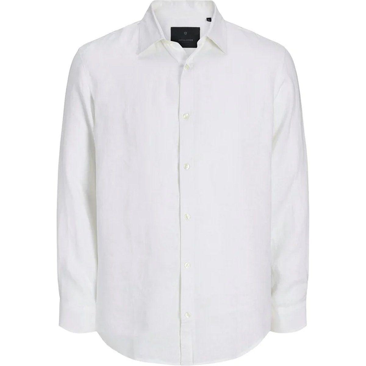 Jack And Jones - Hemd für Herren, Leinen (Leuchtend Weiß)