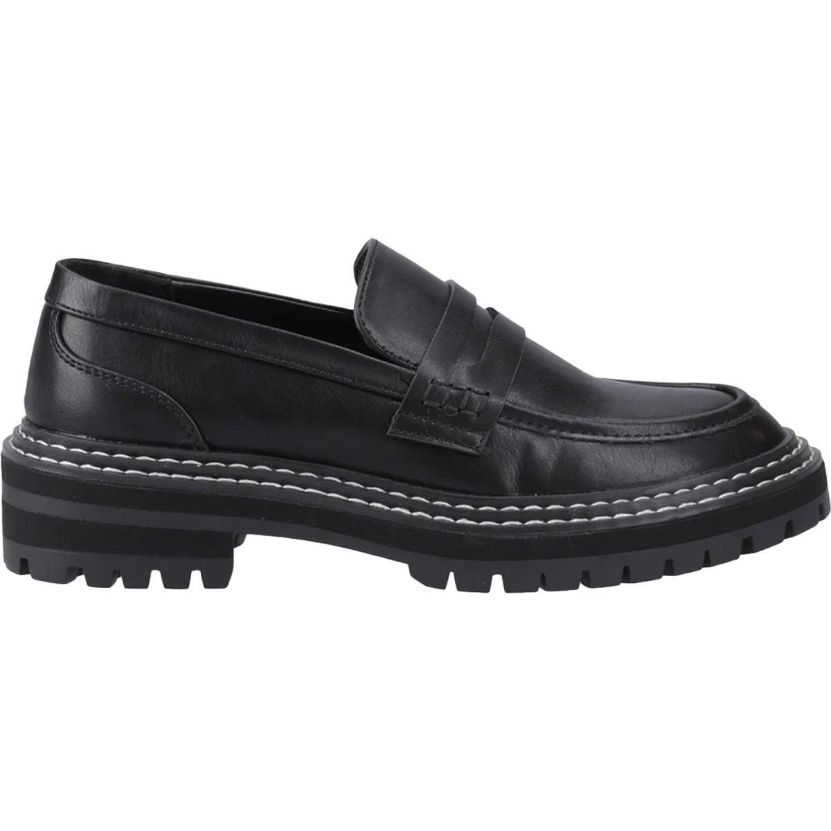 Klassischer Loafer mit Blockabsatz