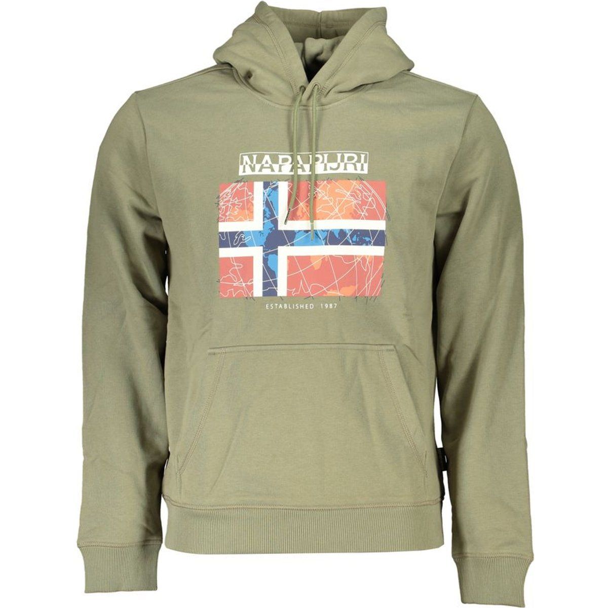 Hoodie aus Baumwollmischung mit Grafikprint