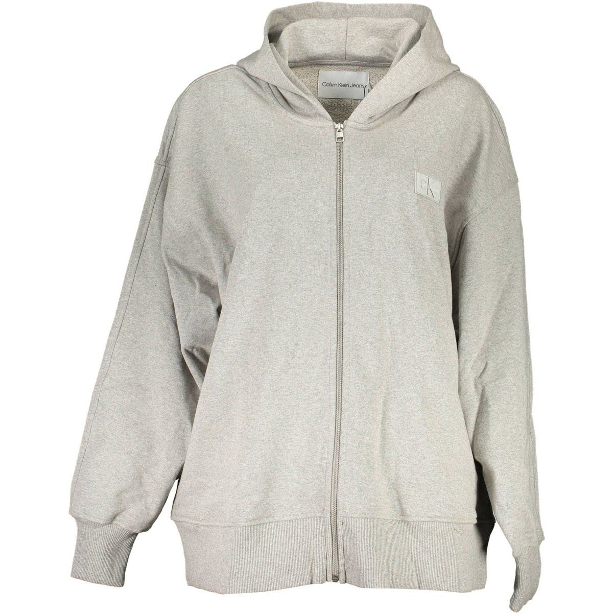 Lässiger Zip-Up Baumwollmisch-Hoodie