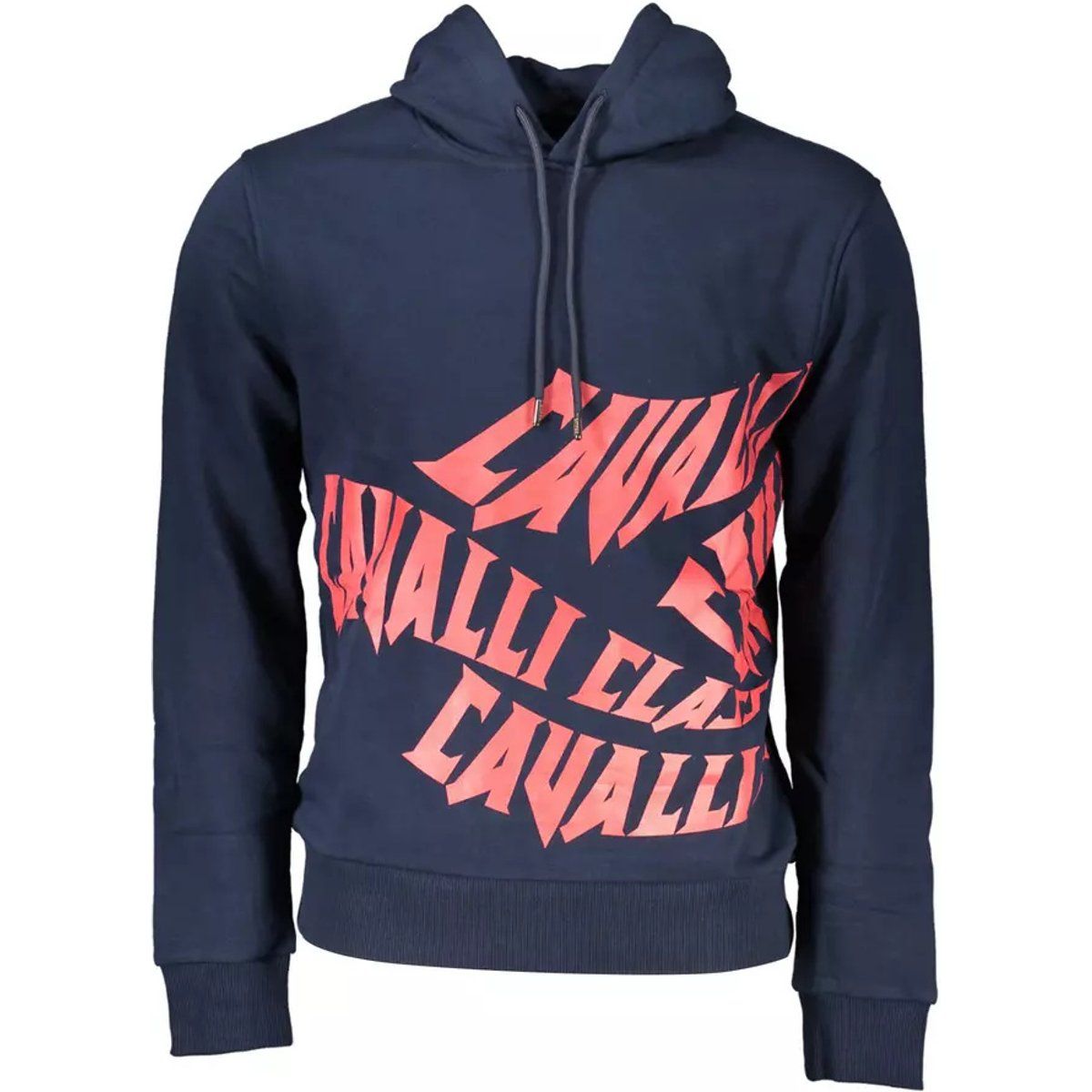 Herren Kapuzenpullover Marineblau mit Logo