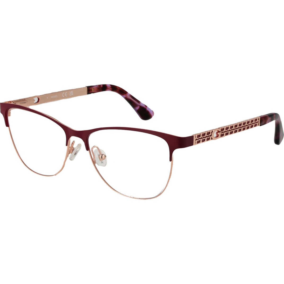 Cat-Eye Burgunder Brillengestell