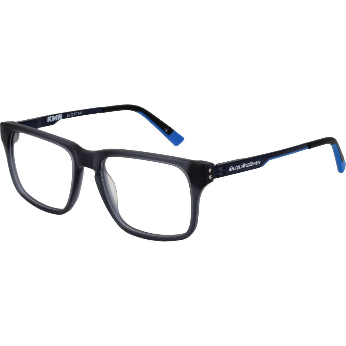 Rechteckige Vollrandbrille in Blau