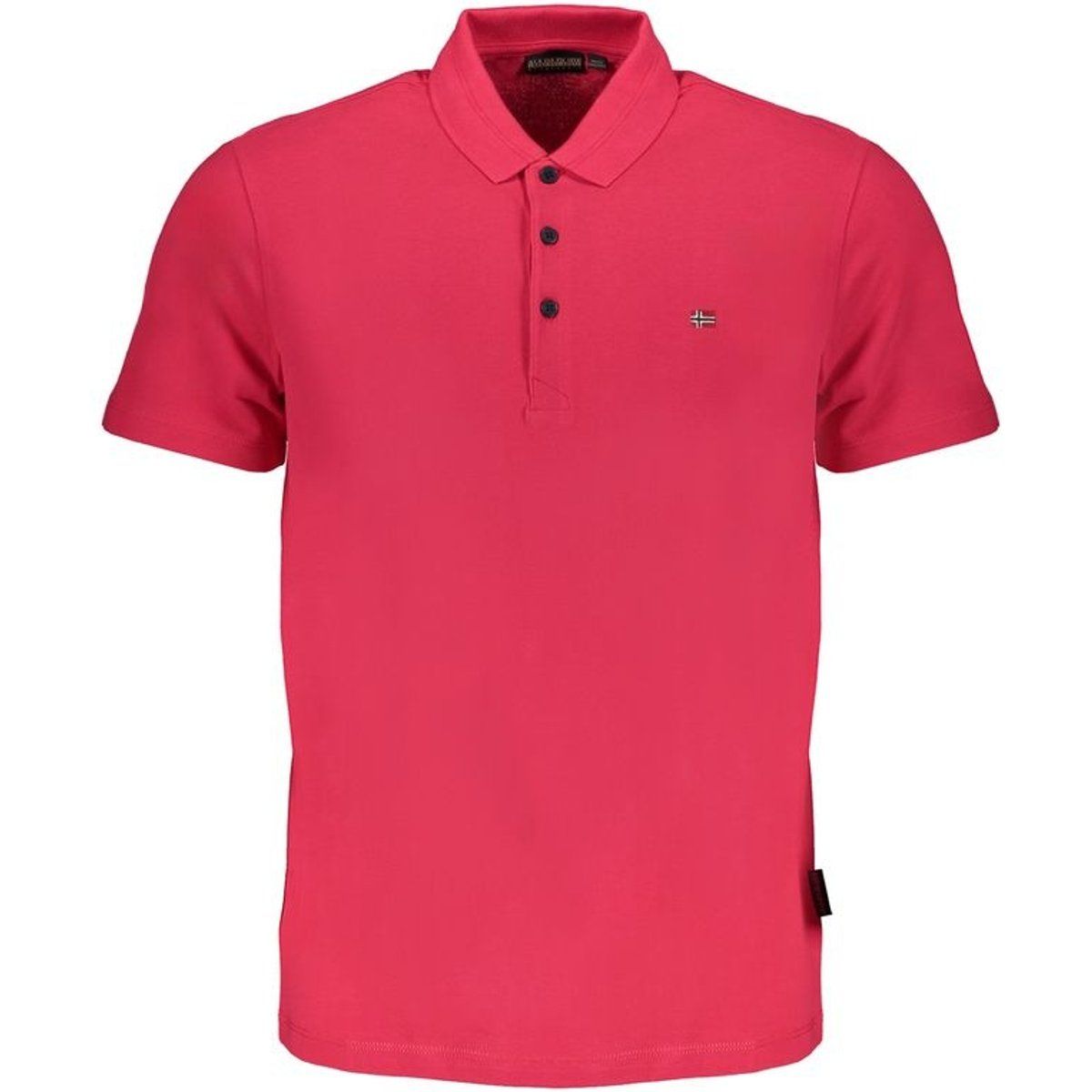 Klassisches einfarbiges Baumwoll-Poloshirt