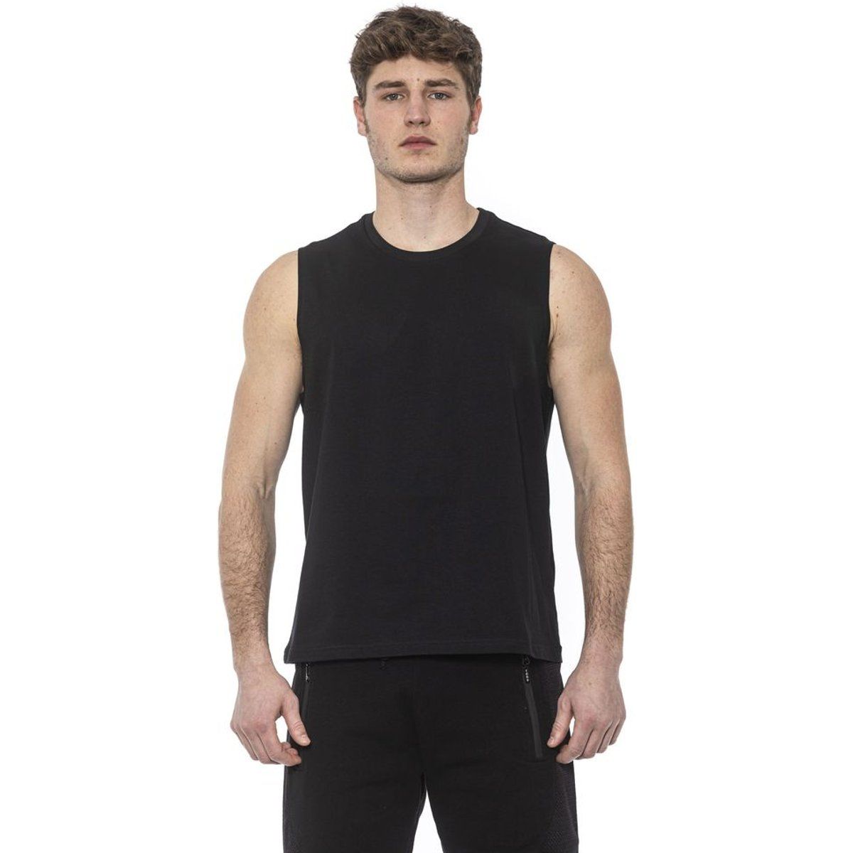 Ärmelloses Muskelshirt aus Baumwolle
