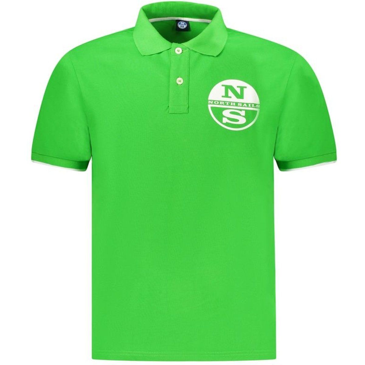 Klassisches grünes Poloshirt mit Logo