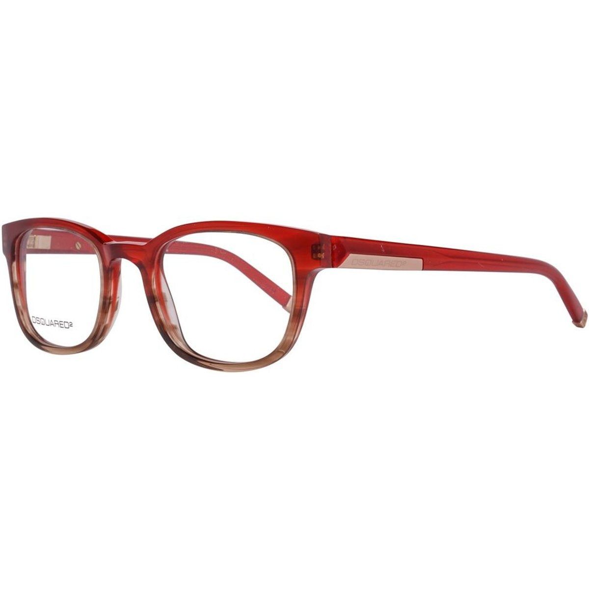 5051 Brille Rote Rahmen