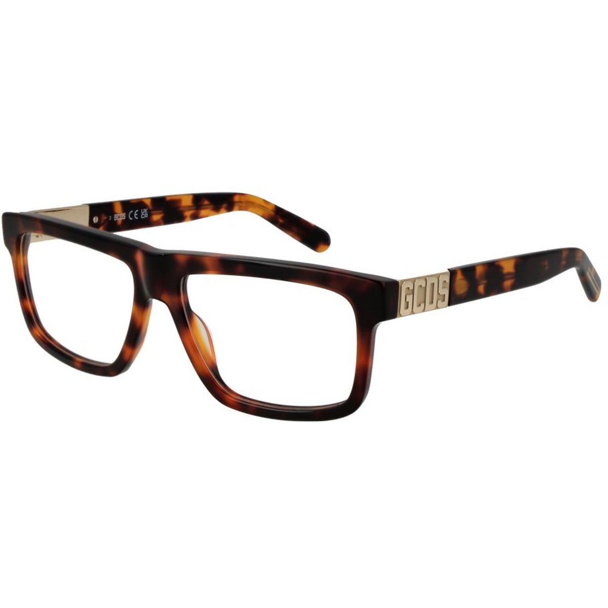 Rechteckige Schildkrötenbrille