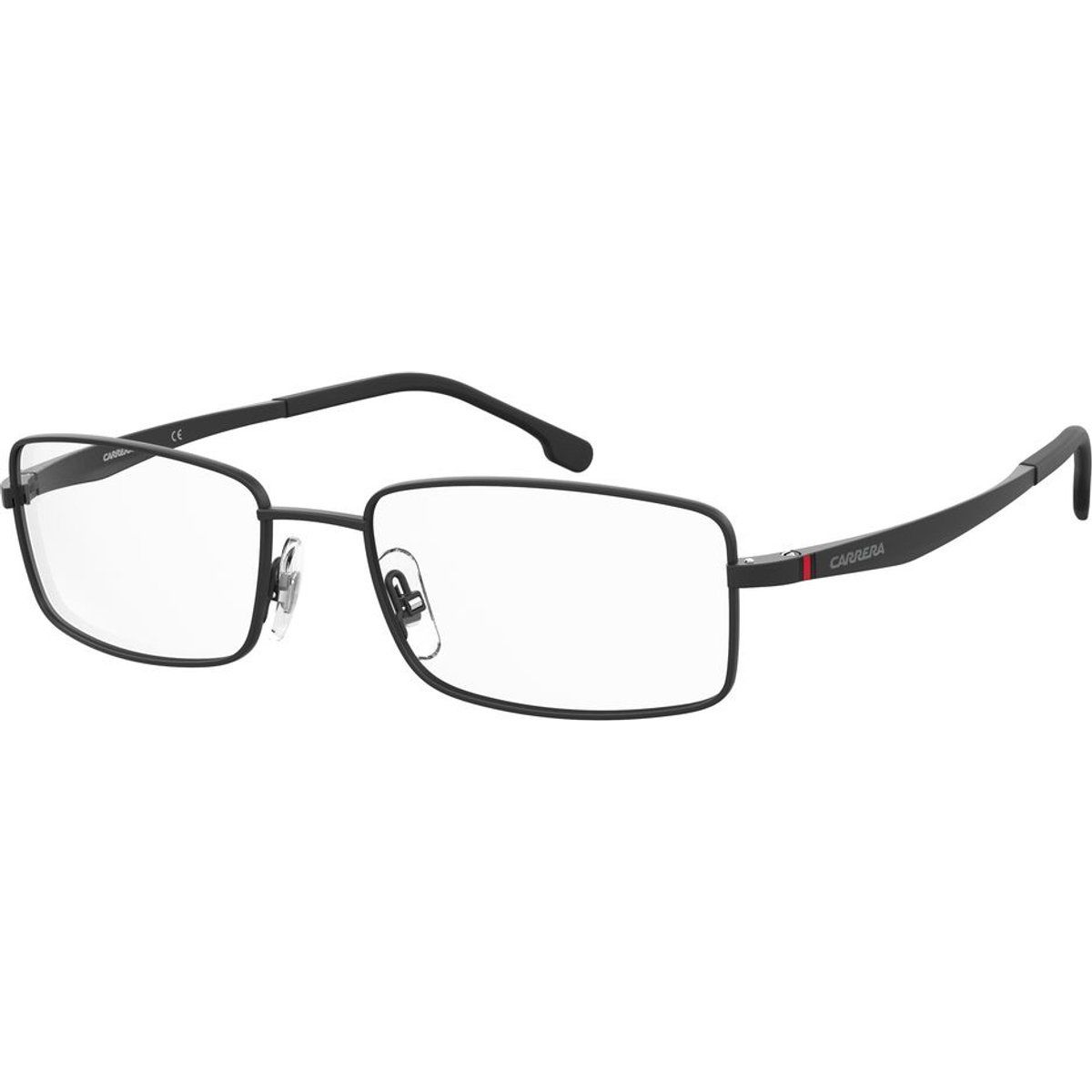 Rechteckige Unisex-Brille mit Metallrahmen