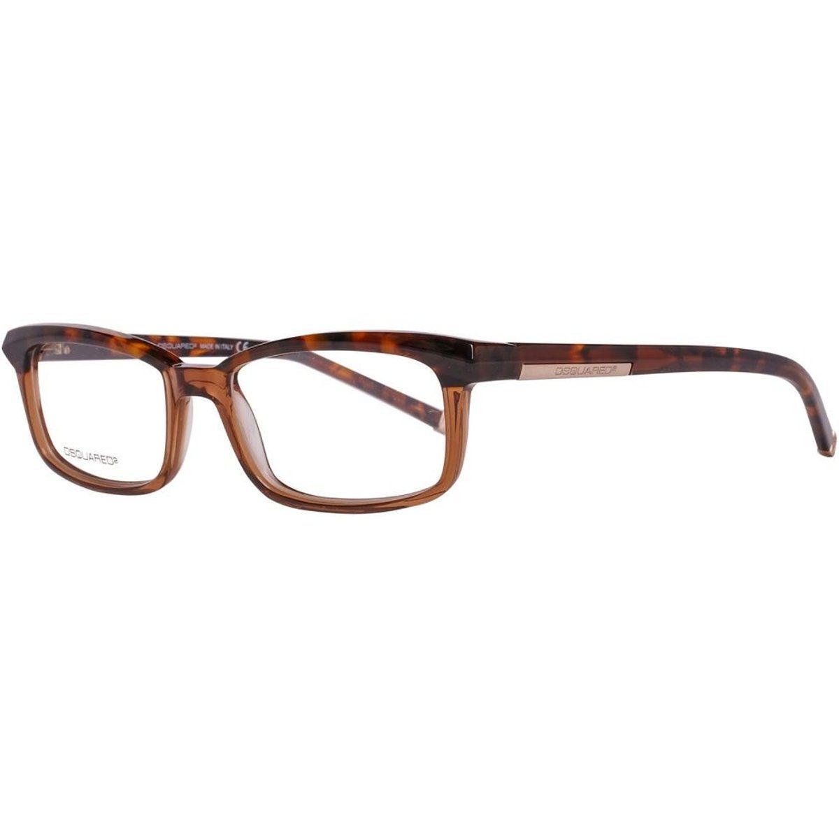 Rechteckige Brille Schildpatt Dq5034