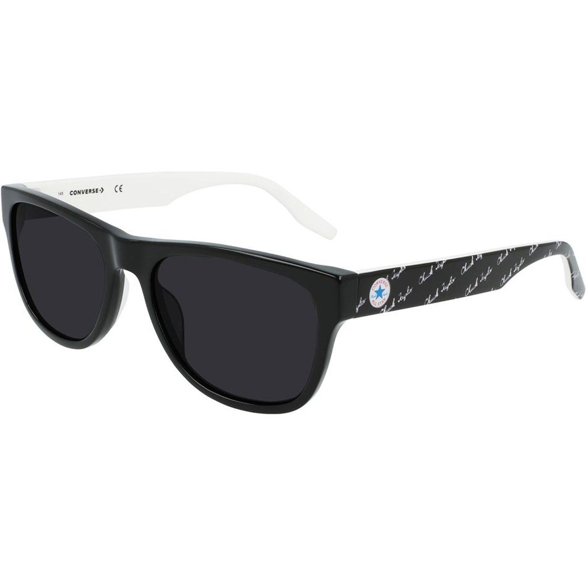 Klassische Sonnenbrille mit schwarzem Rahmen