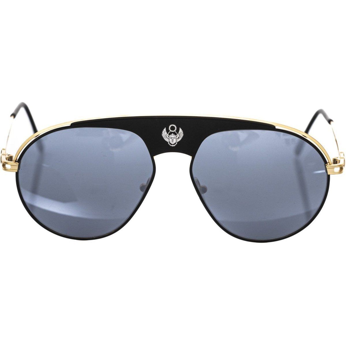 Pilotenbrille mit Emblem-Detail